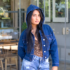 Chaqueta Cargo Azul Medio