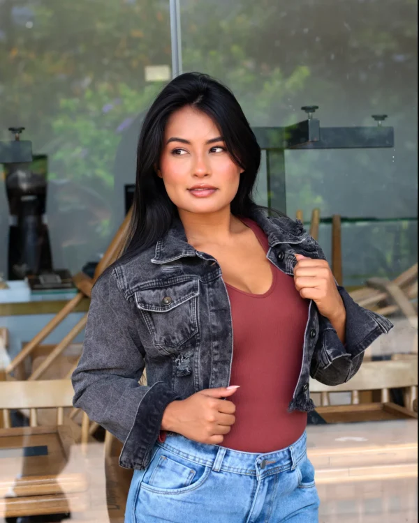 Chaqueta Torera Gris