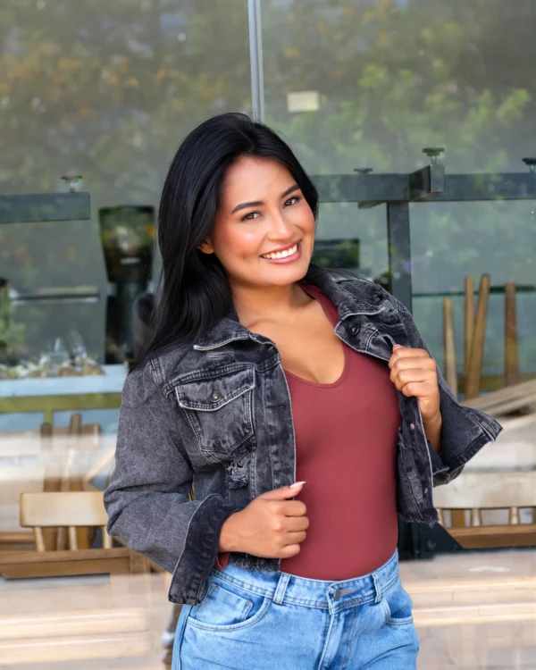 Chaqueta Torera Gris