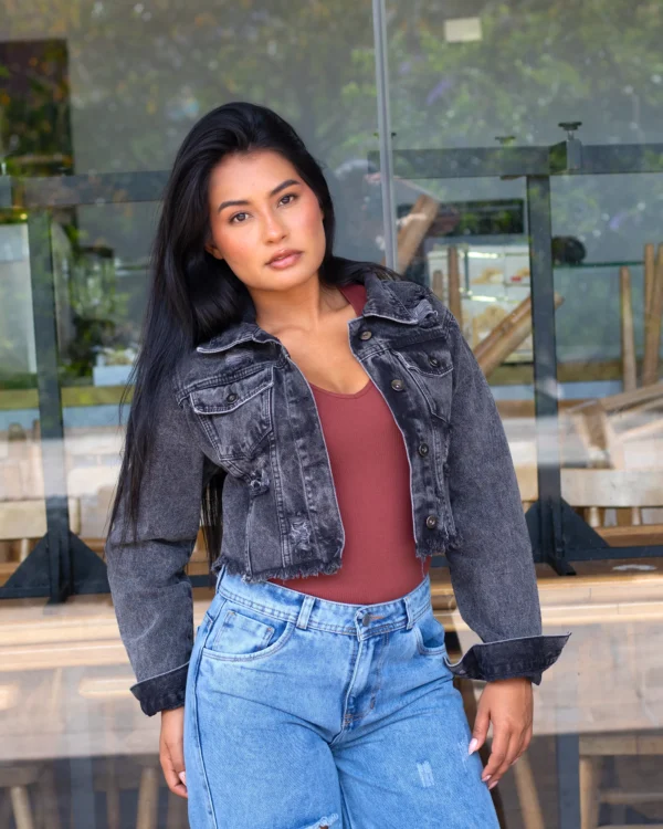 Chaqueta Torera Gris