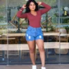Short Azul Medio