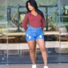 Short Azul Medio