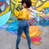 Skinny Matizado 2 Skinny Fross Azul